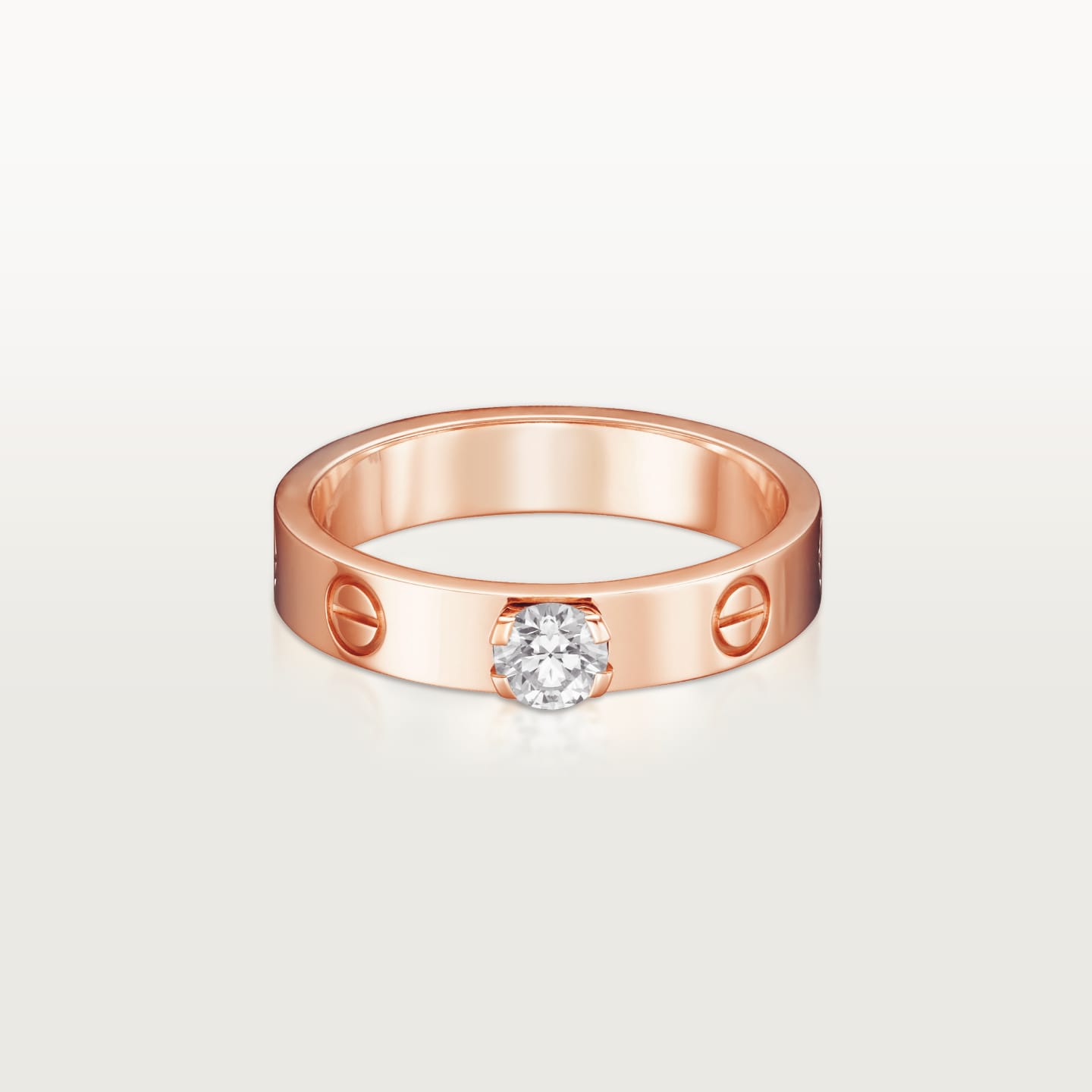 [LUXE JEWELRY] LOVE RING 3.6MM 1 BIG DIAMOND