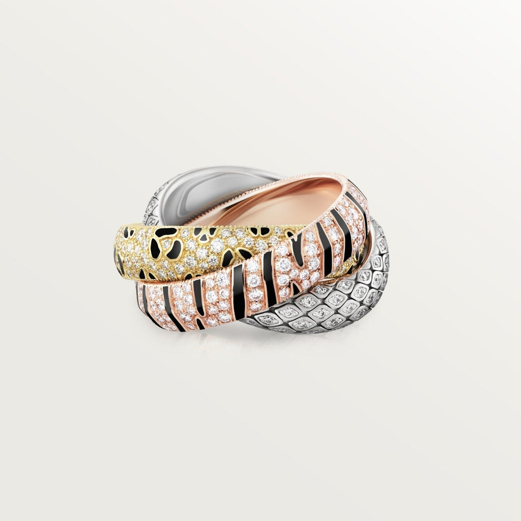 [LUXE] TRINITY  RING LEOPARD PRINT