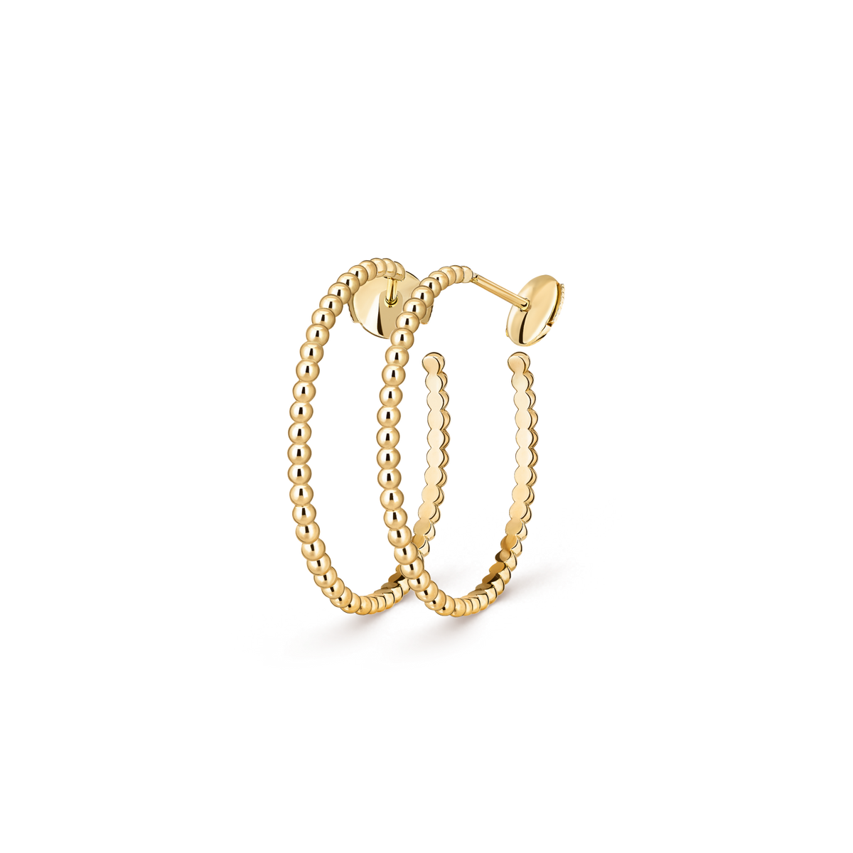 [LUXE JEWELRY] SMOOTH BEAD STUD EARRINGS