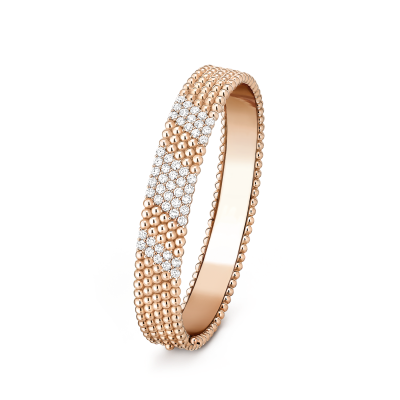 [LUXE JEWELRY]  FIVE-ROW DIAMOND BRACELET