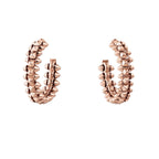 [LUXE JEWELRY] CLASH SMALL HOOP EARRINGS