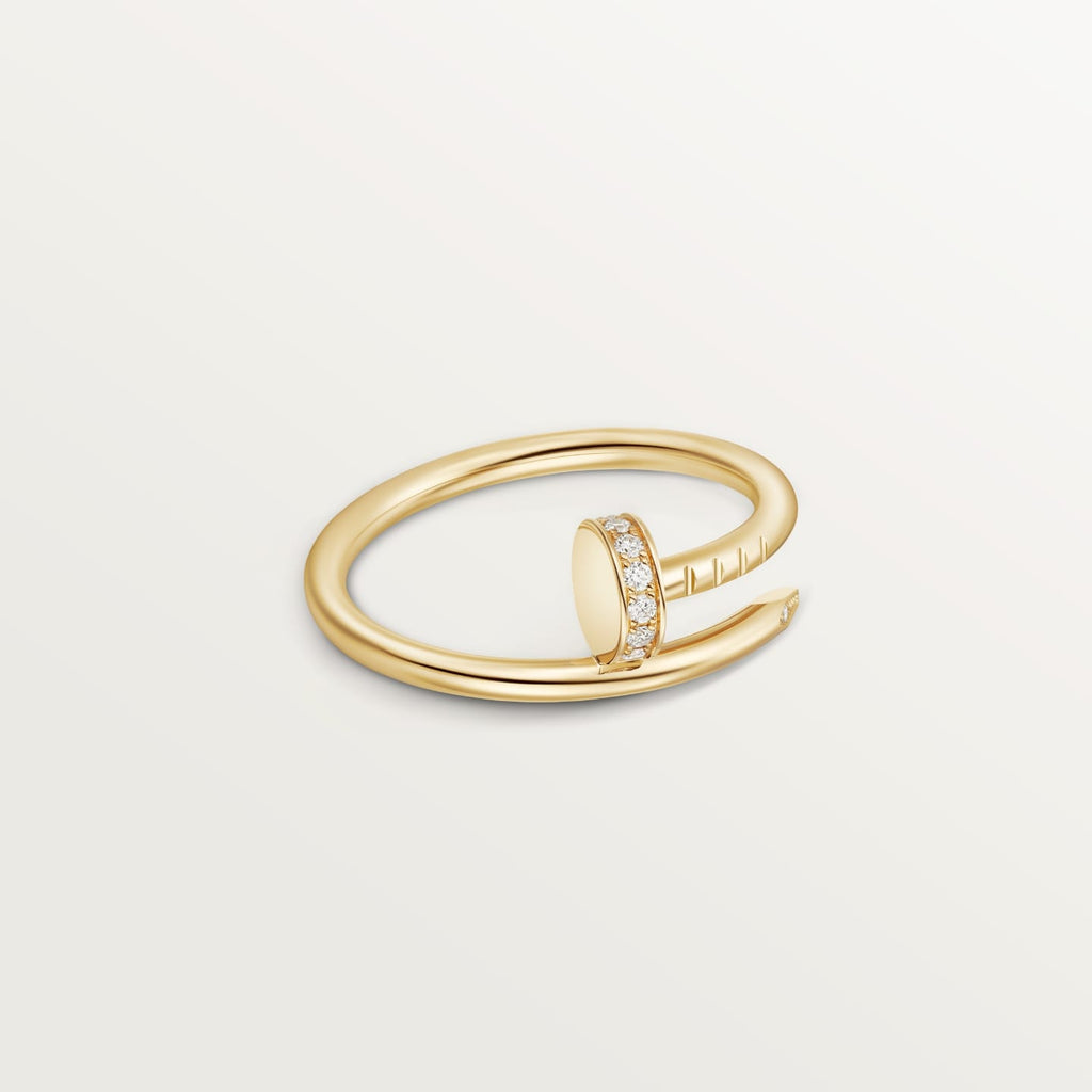 [LUXE JEWELRY] JUSTE 1.8MM HALF DIAMOND RING