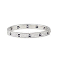 [LUXE JEWELRY] LOVE BRACELET 6.1MM DIAMOND-PAVED CERAMIC