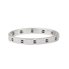 [LUXE JEWELRY] LOVE BRACELET 6.1MM DIAMOND-PAVED CERAMIC