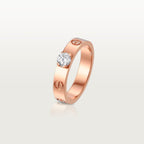 [LUXE JEWELRY] LOVE RING 3.6MM 1 BIG DIAMOND
