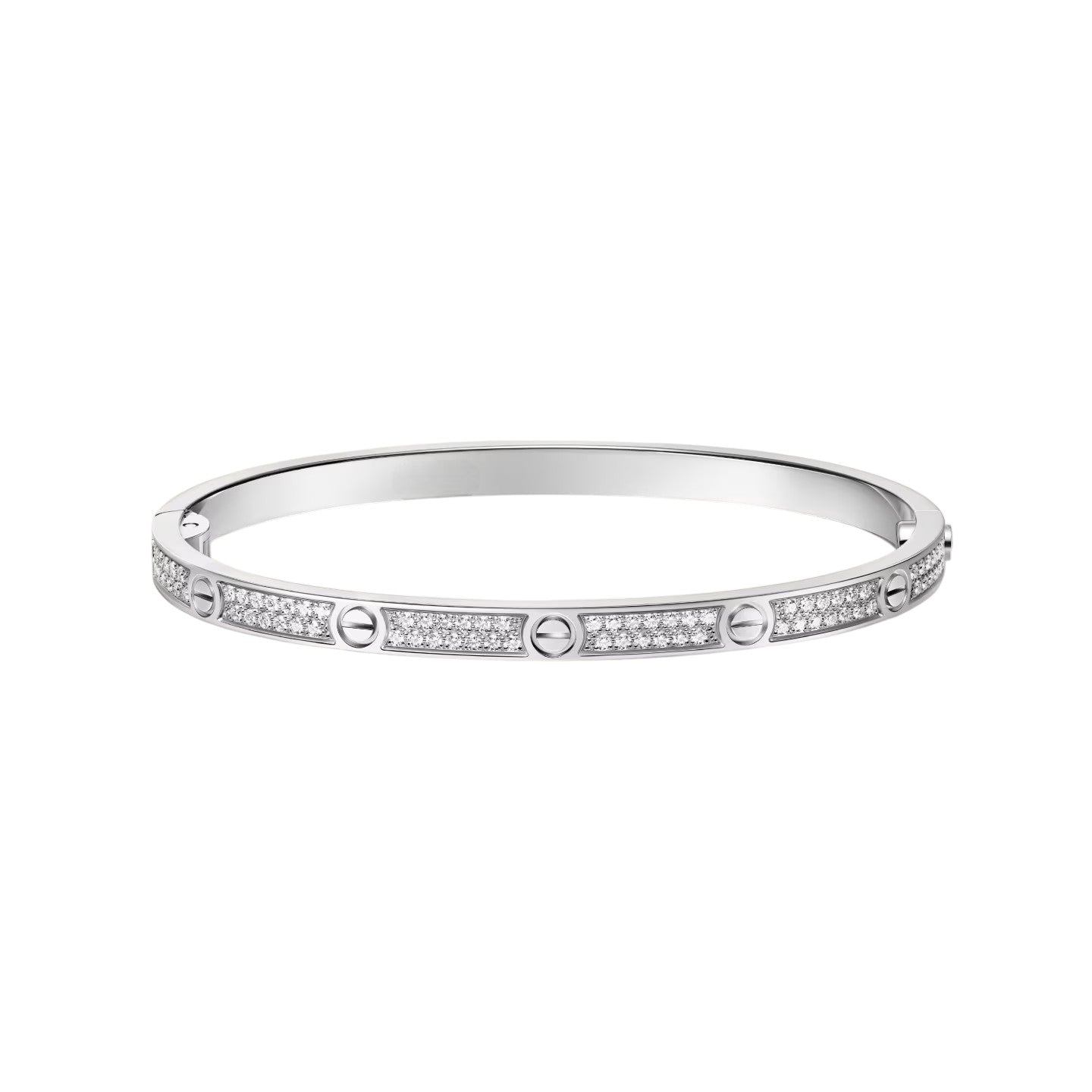 [LUXE JEWELRY] LOVE BRACELET 3.65MM DIAMOND-PAVED