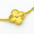 [LUXE JEWELRY] CLOVER 5 MOTIF LASER BRACELET COLLECTION
