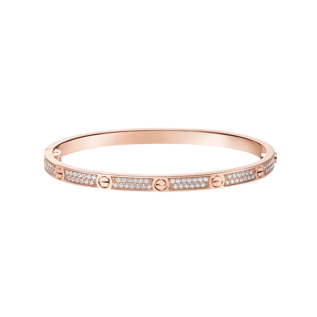 [LUXE JEWELRY] LOVE BRACELET 3.65MM DIAMOND-PAVED
