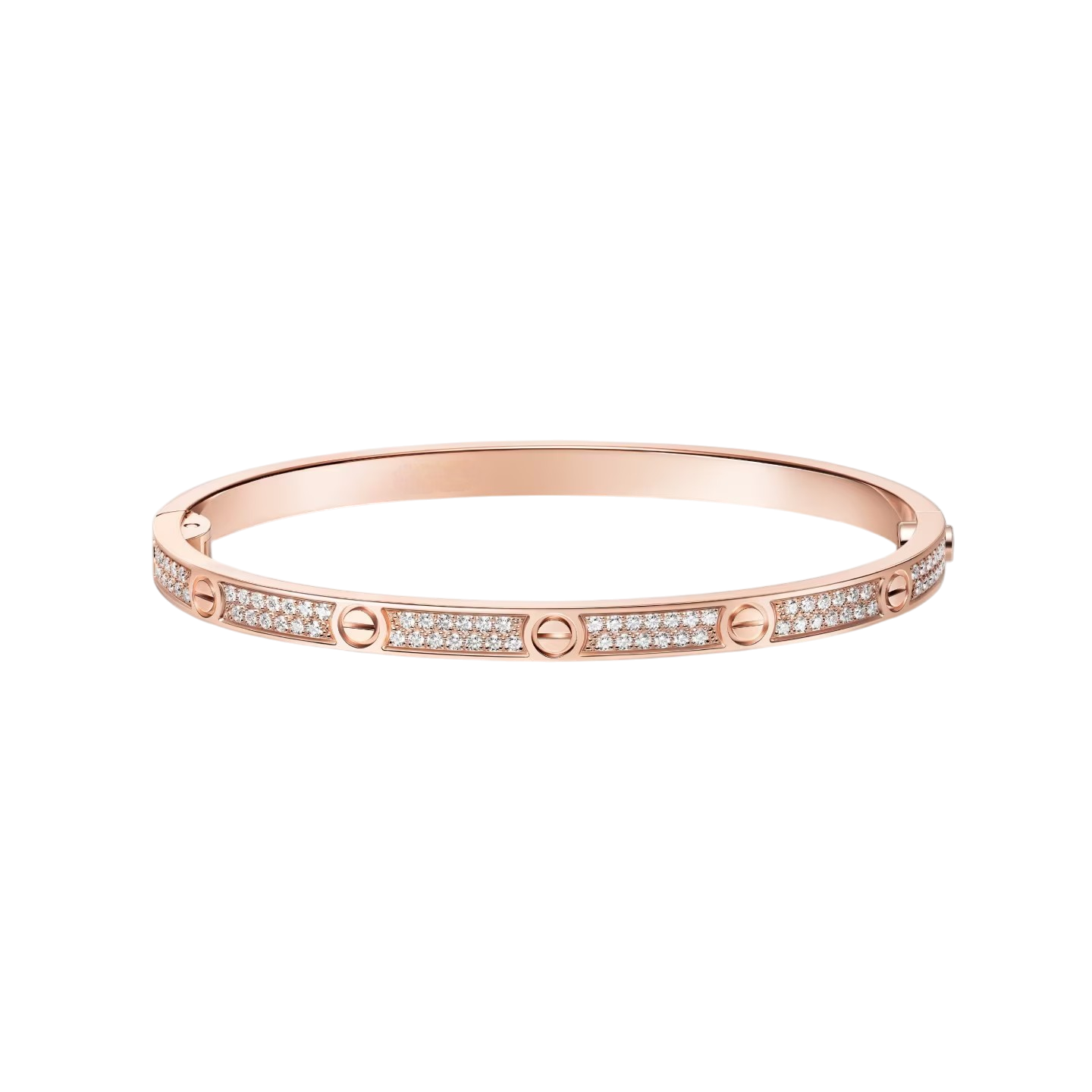 [LUXE JEWELRY] LOVE BRACELET 3.65MM DIAMOND-PAVED