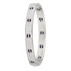 [LUXE JEWELRY] LOVE BRACELET 6.1MM DIAMOND-PAVED CERAMIC