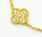 [LUXE JEWELRY] CLOVER 5 MOTIF LASER BRACELET COLLECTION