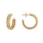 [LUXE JEWELRY] CLASH SMALL HOOP EARRINGS