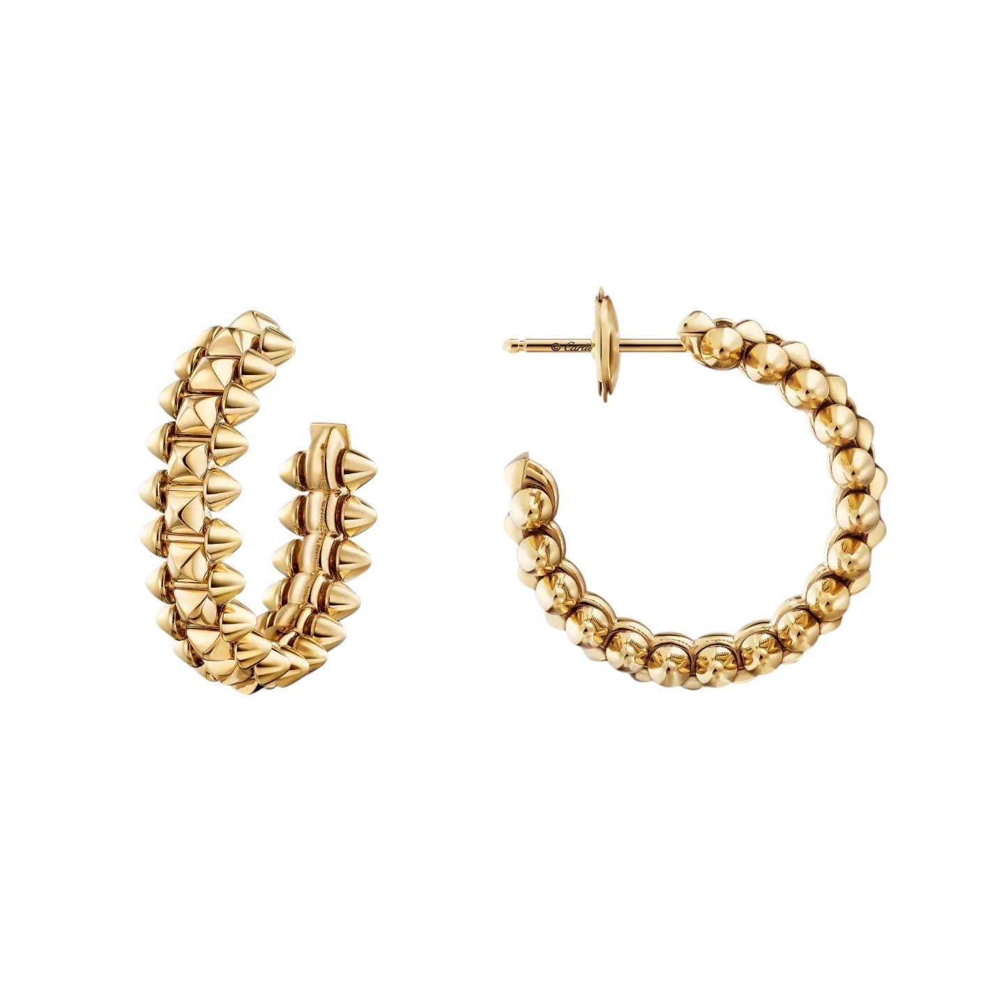 [LUXE JEWELRY] CLASH SMALL HOOP EARRINGS