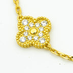 [LUXE JEWELRY] CLOVER 5 MOTIF LASER BRACELET COLLECTION
