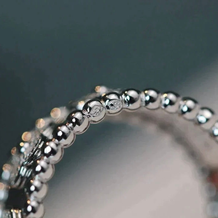 [LUXE JEWELRY]CLOVER KALEIDOSCOPE RING 10MM