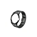 Oak Pop Exclusive Black Steel Strap