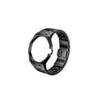 Oak Pop Exclusive Black Steel Strap