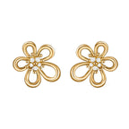 [LUXE JEWELRY] Flowerlace Earring Diamond 5 stones