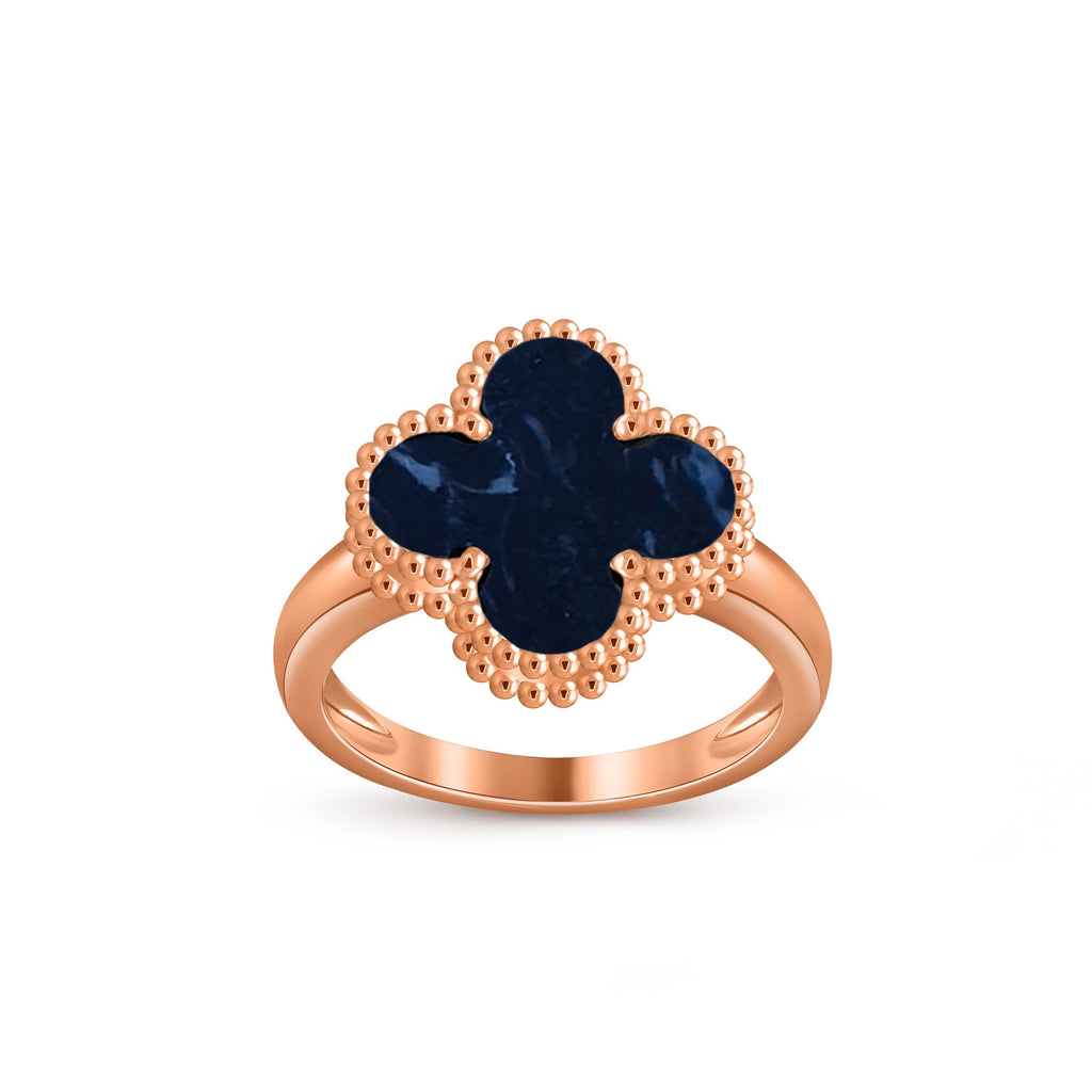 [LUXE JEWELRY]CLOVER RING ROSE GOLD COLLECTION