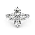 [LUXE]Four-Leaf Clover Eight-Pointed Star Ring