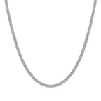 [LUXE]Delicate Round Shape Tennis Necklace