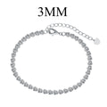 [LUXE]Ornate  Sparkling Round Cut Daily Bracelet