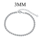 [LUXE]Ornate  Sparkling Round Cut Daily Bracelet