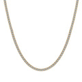 [LUXE]Delicate Round Shape Tennis Necklace