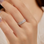 [LUXE] Bague quotidienne délicate et colorée à coupe ronde