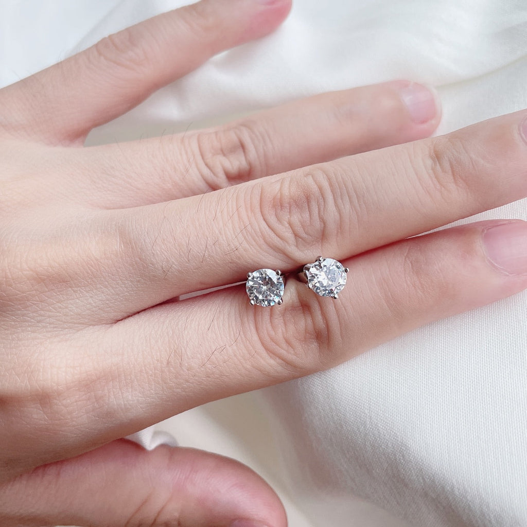 [LUXE]ユニークなラウンドシェイプのイヤリング