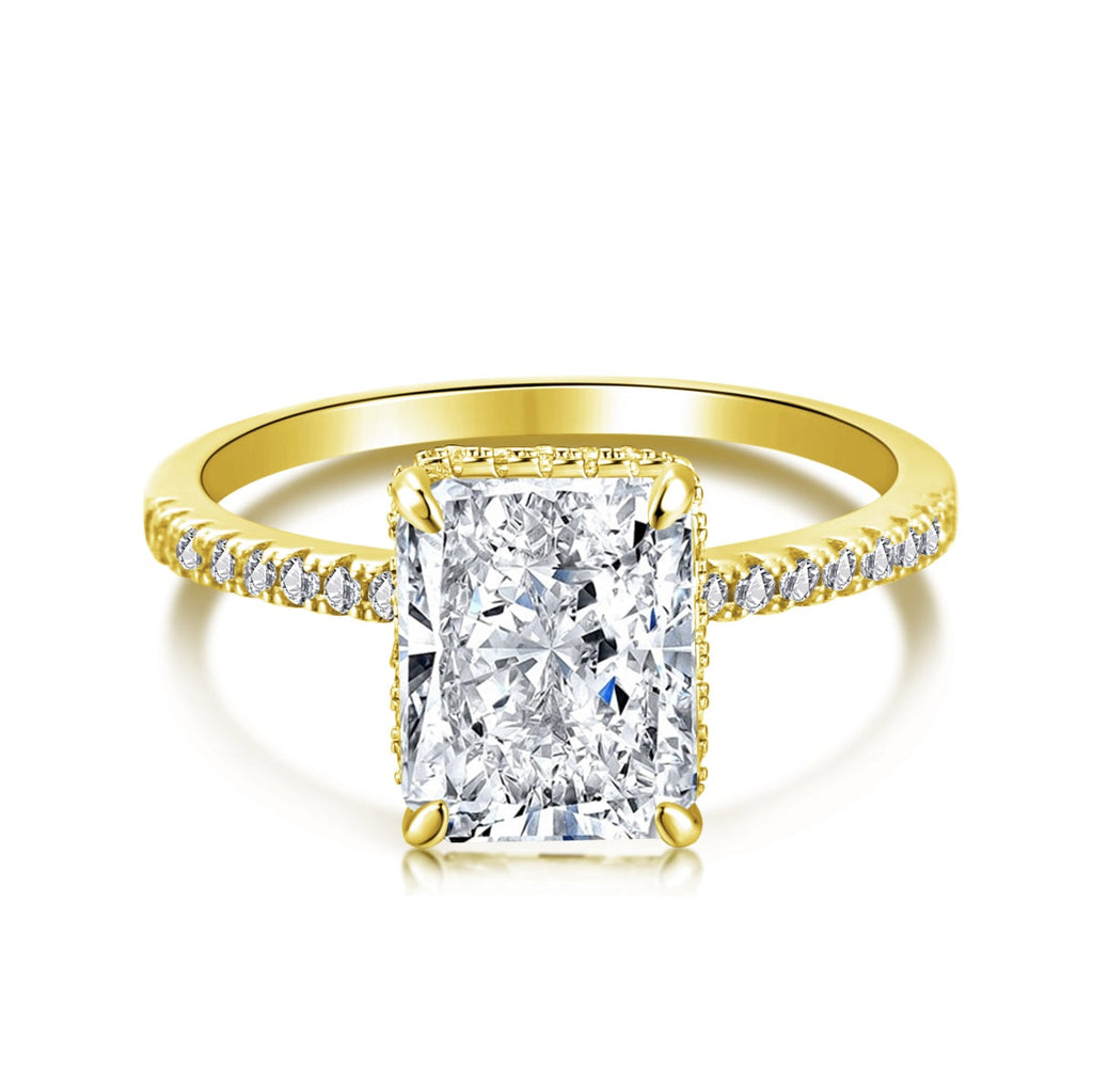 [LUXE] Bague de fiançailles luxueuse de 4,0 carats