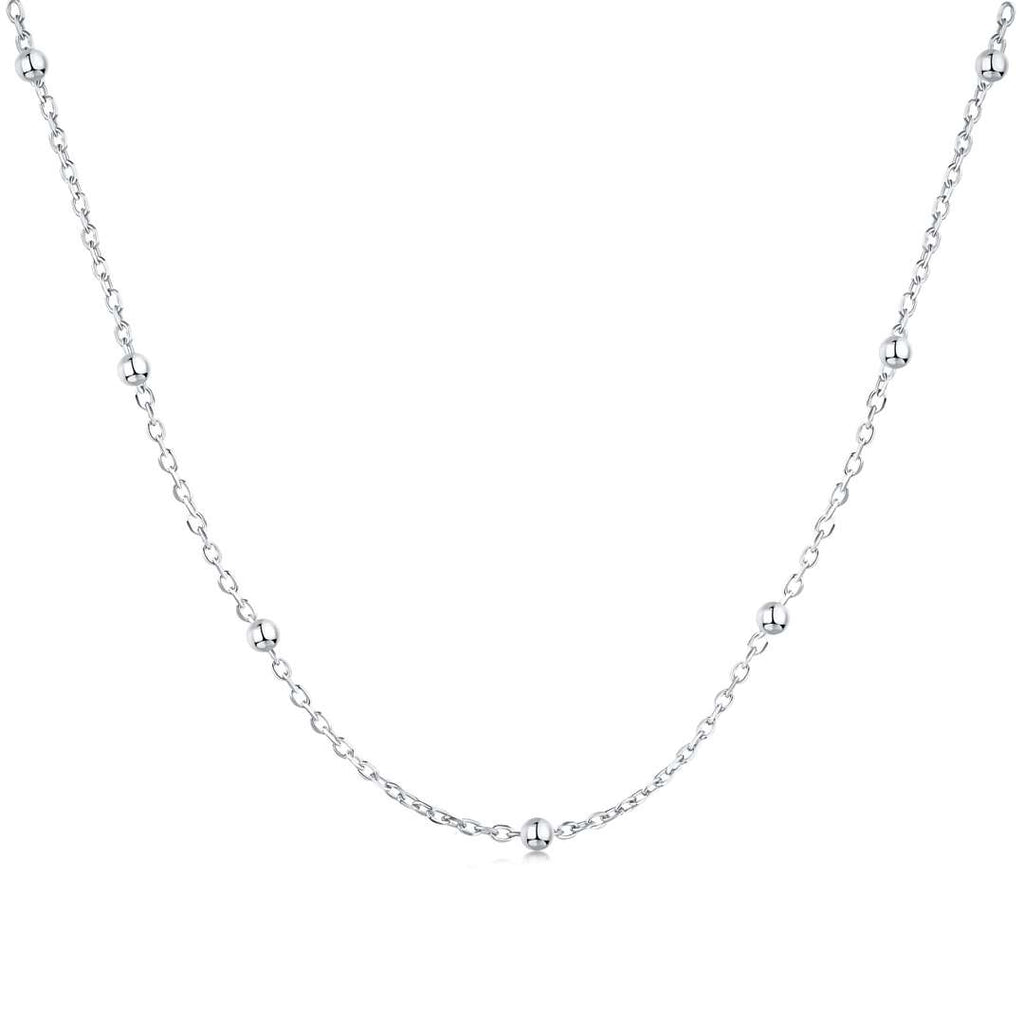 [LUXE]Small Bead Clavicle Chain Simple Necklace