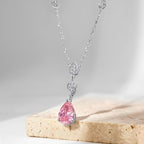 [LUXE]Dazzling Pear Cut Necklace