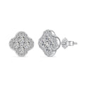 [LUXE]Four-Leaf Clover Flower Shaped Earrings