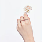 [LUXE]Ornate Vibrant Round Cut Daily Ring