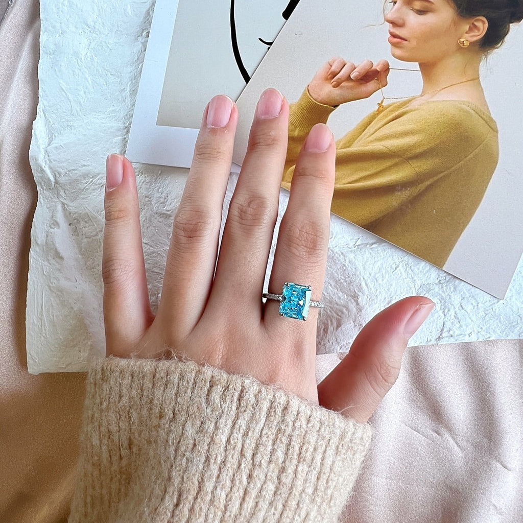 [LUXE] Bague de fiançailles luxueuse de 4,0 carats