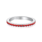 [LUXE]Delicate Sparkling Round Cut Daily Ring