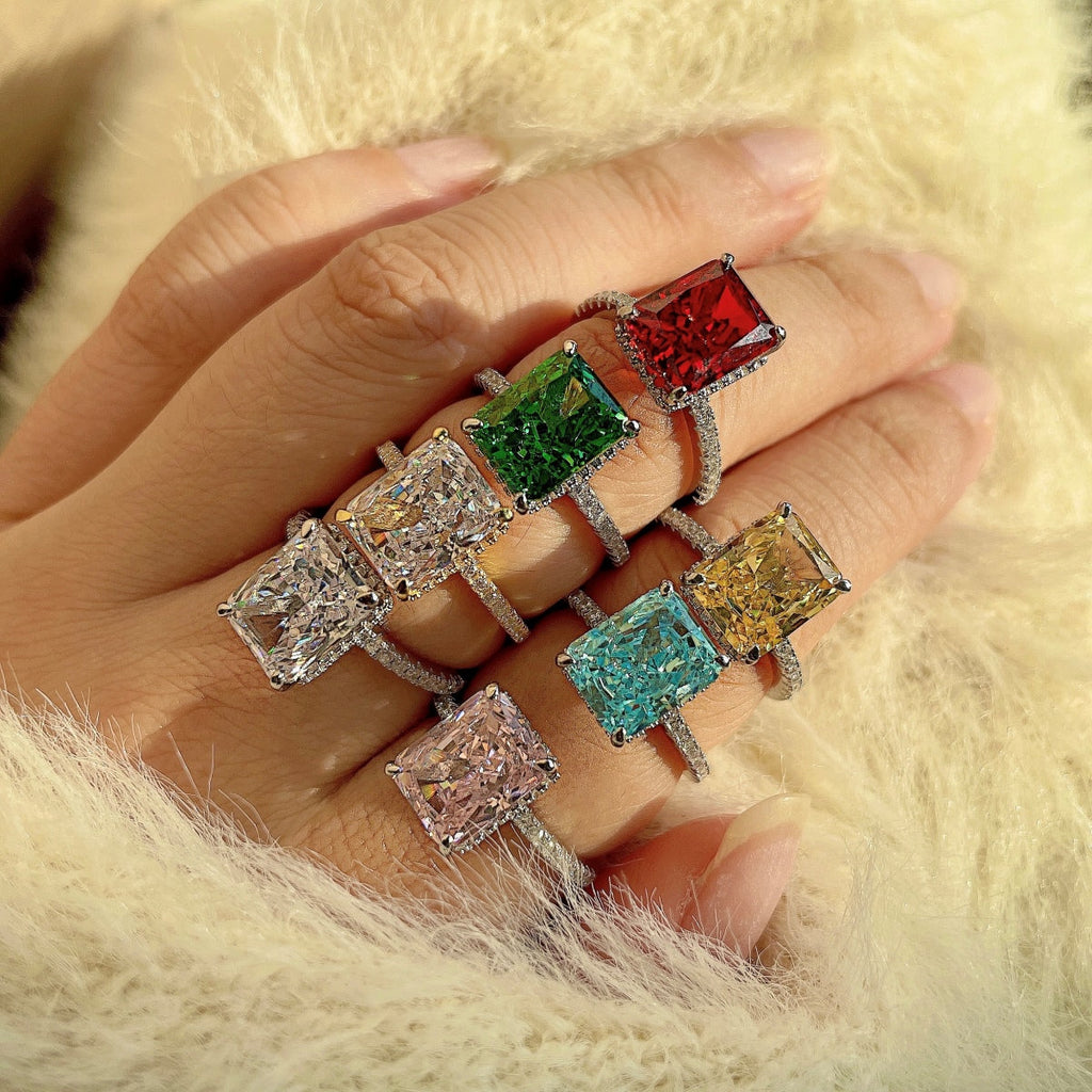 [LUXE] Bague de fiançailles luxueuse de 4,0 carats