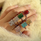 [LUXE] Bague de fiançailles luxueuse de 4,0 carats