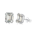 [LUXE]Dazzling Square Shape Earrings