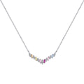 [LUXE]Dazzling Rainbow Necklace