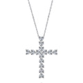 [LUXE]Radiant Cross Shape Necklace