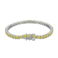 [LUXE]Ornate Dazzling Round Cut Tennis Bracelet