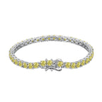 [LUXE]Ornate Dazzling Round Cut Tennis Bracelet