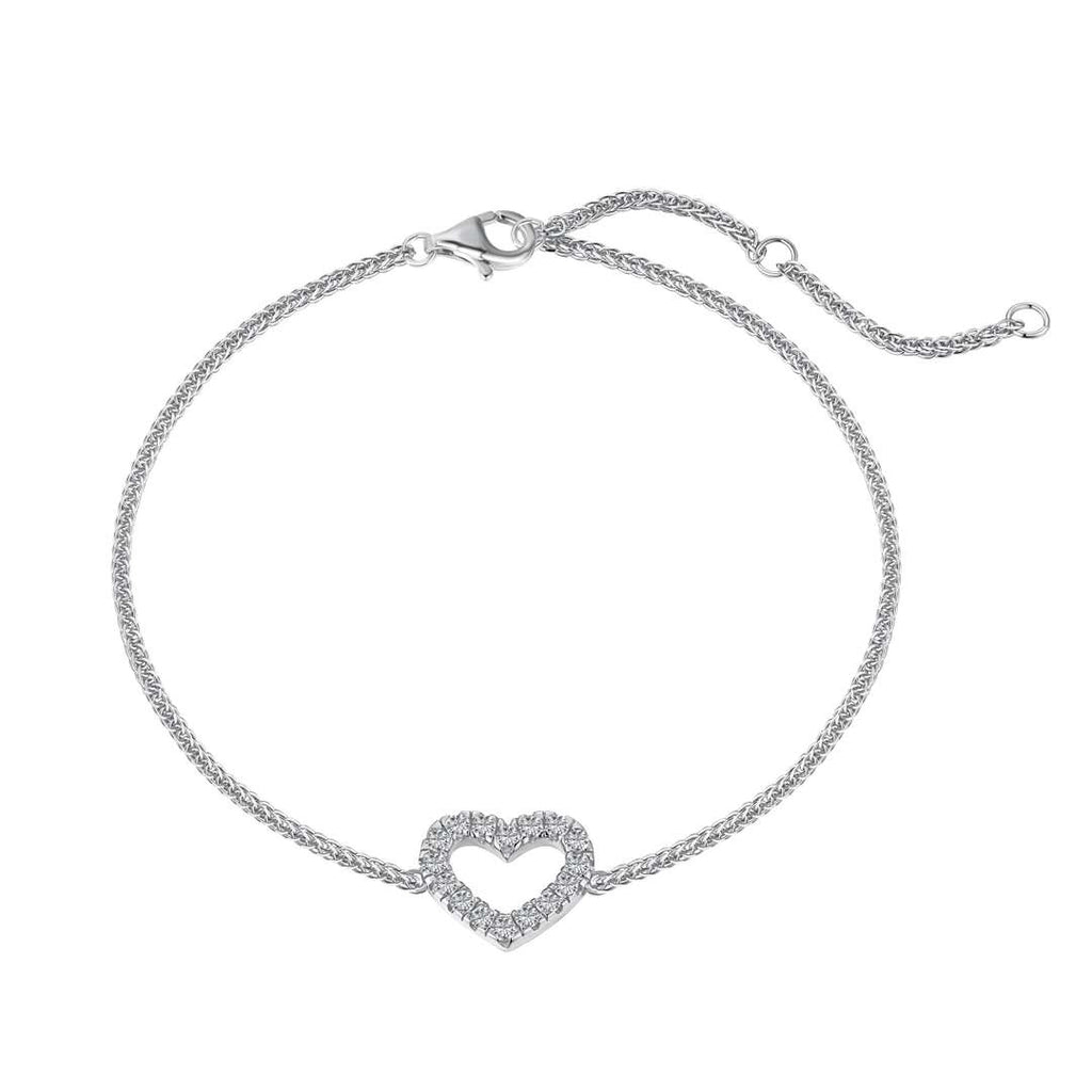 [LUXE]Heart Shape Lover Bracelet