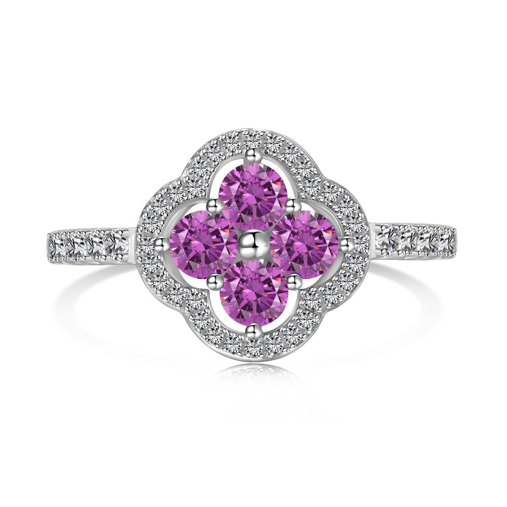 [LUXE]Four Leaf Clover Flower Design Ring