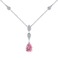[LUXE]Dazzling Pear Cut Necklace