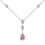 [LUXE]Dazzling Pear Cut Necklace