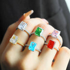 [LUXE] Bague de fiançailles luxueuse de 4,0 carats