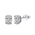 [LUXE]Oval Classic Dignified Elegant Earrings